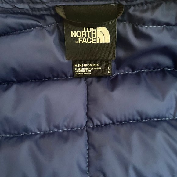 NWT The North Face Men's Stretch Down Vest Color Navy Blue Size S, XXL - Picture 4 of 7